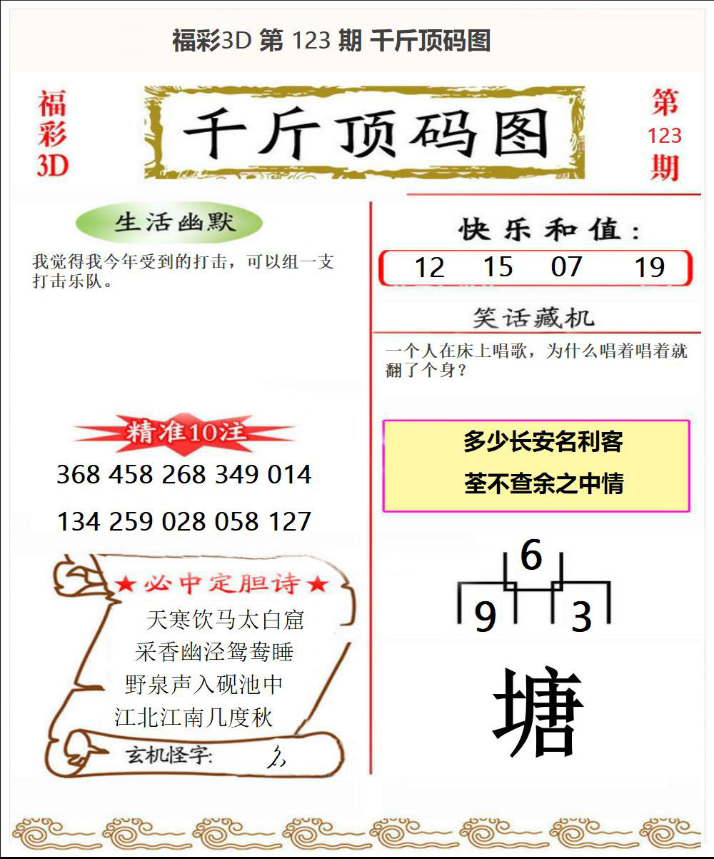 千斤顶码图