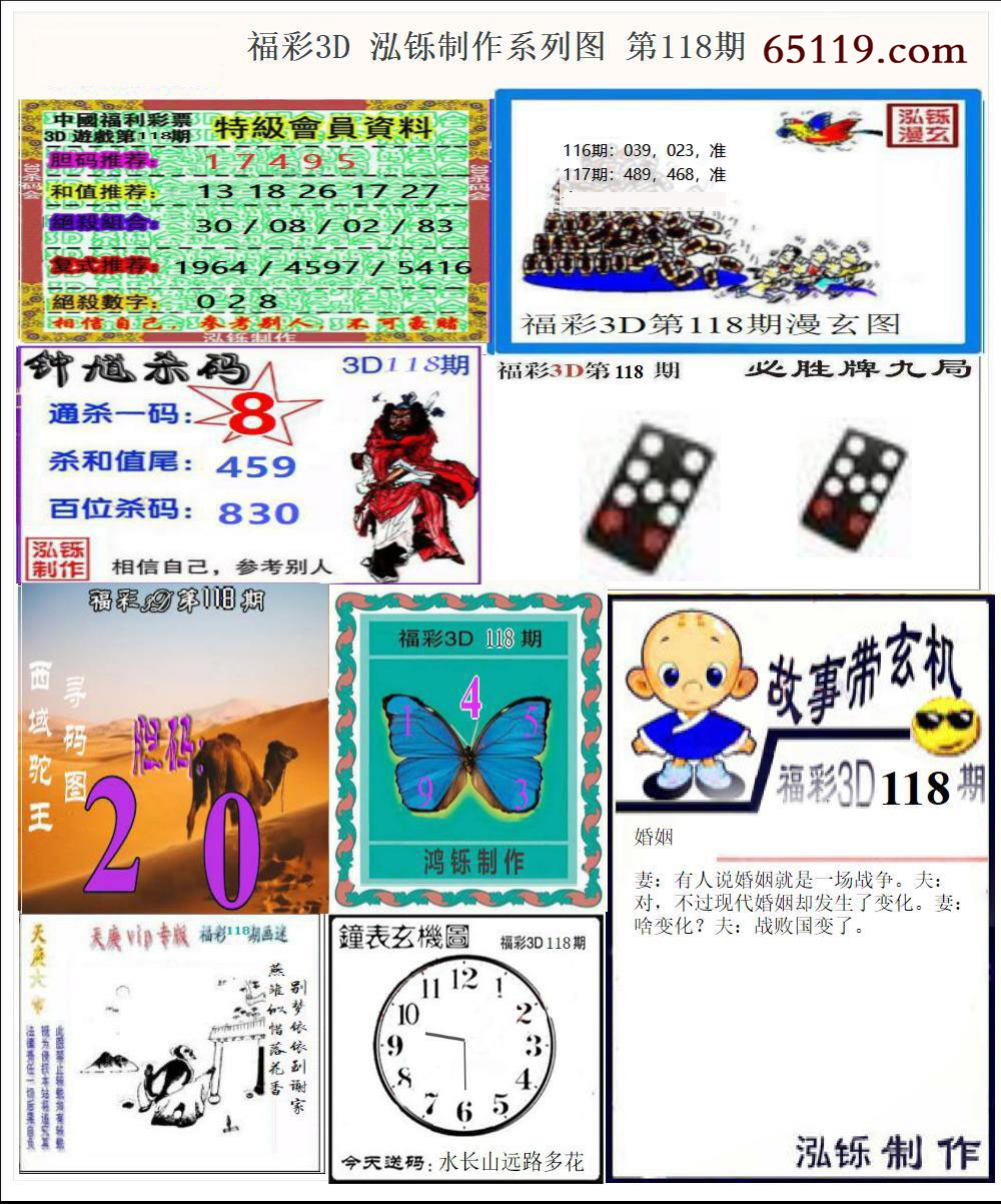 福彩3D泓铄系列图