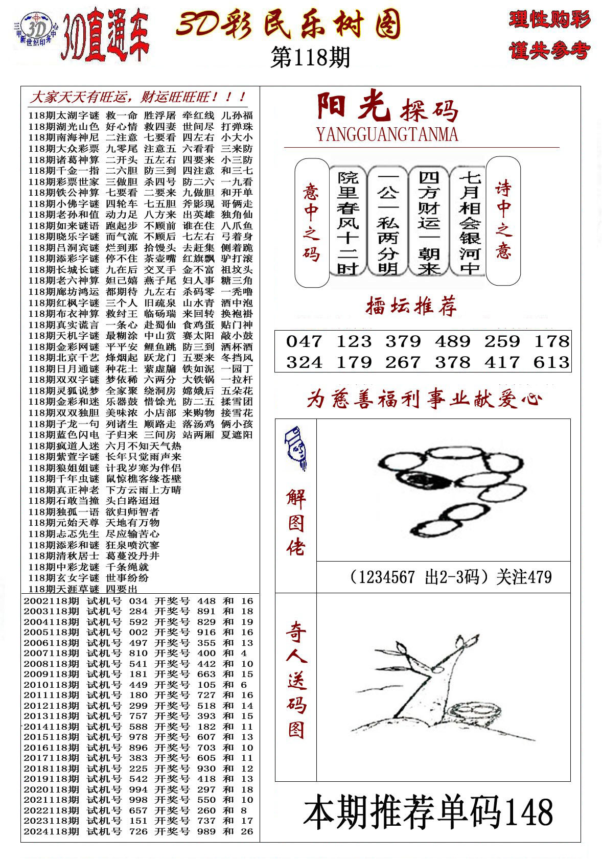 3D彩民乐树图