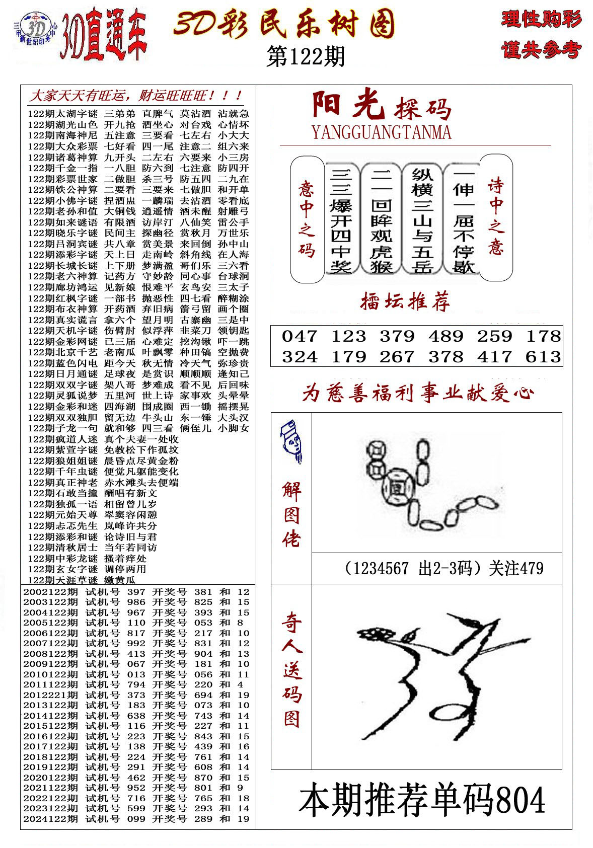 3D彩民乐树图