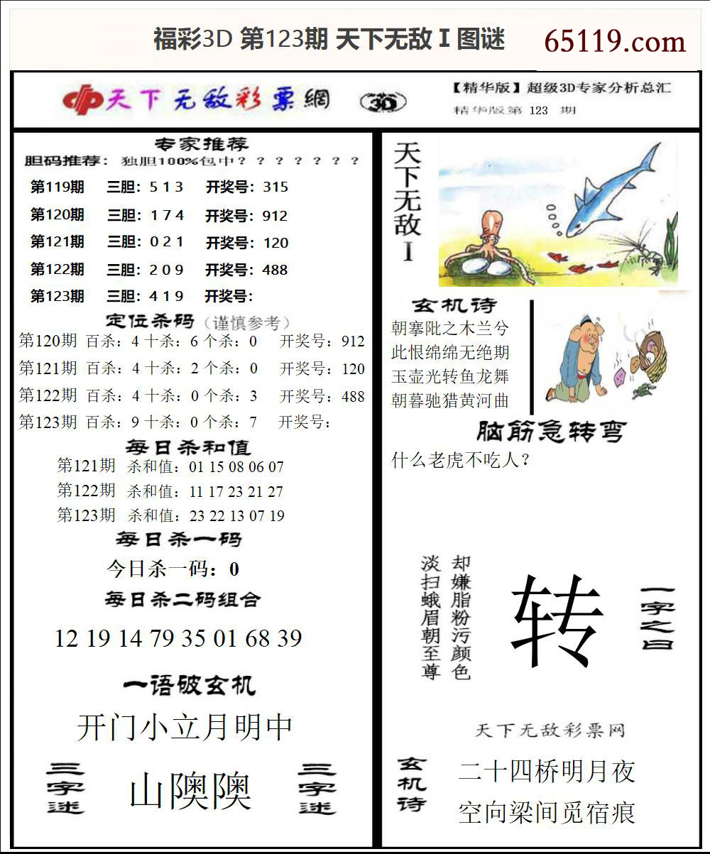 福彩3D天下无敌Ⅰ